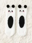 Cartoon Graphic Fuzzy Socks