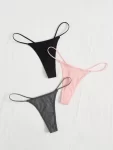 3pack Solid Panty Set