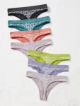 7pack Leopard Print Panty